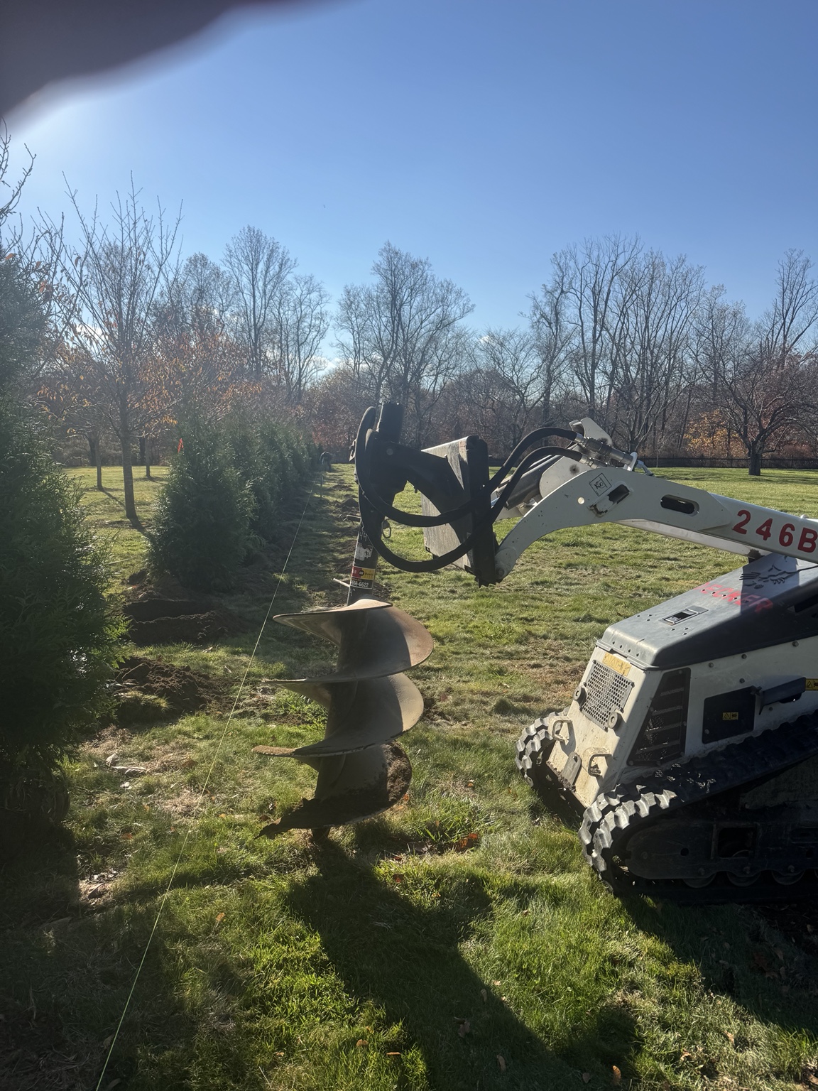 Site work equipment