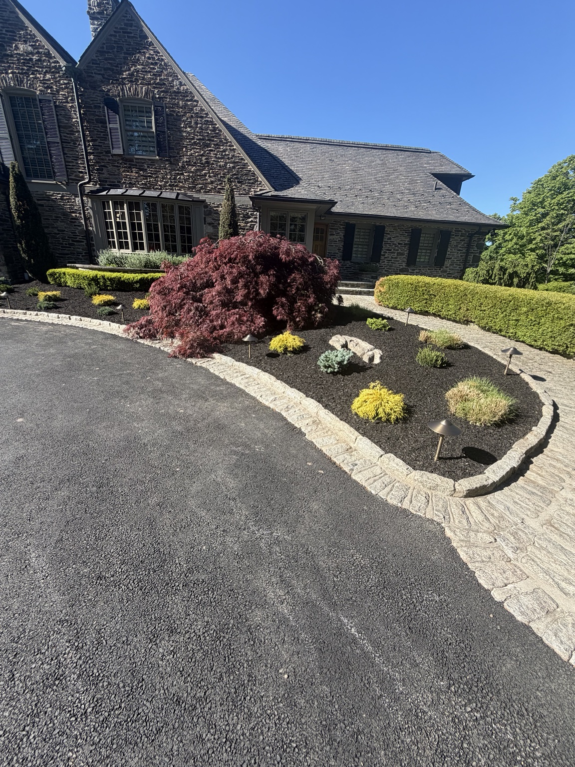 Landscape and driveway improvement