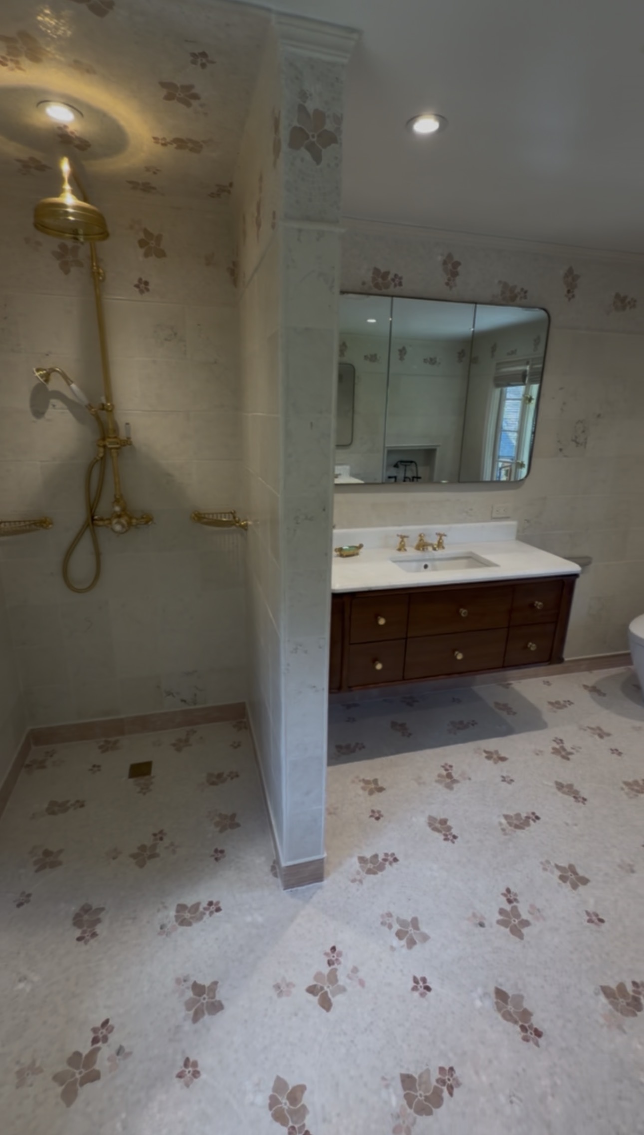 Custom bathroom renovation and tile work